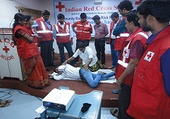 Indian Red Cross first aid training