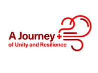 Annual Red Cross Fundraising Event logo with "A journey of Unity and Resilience" in text