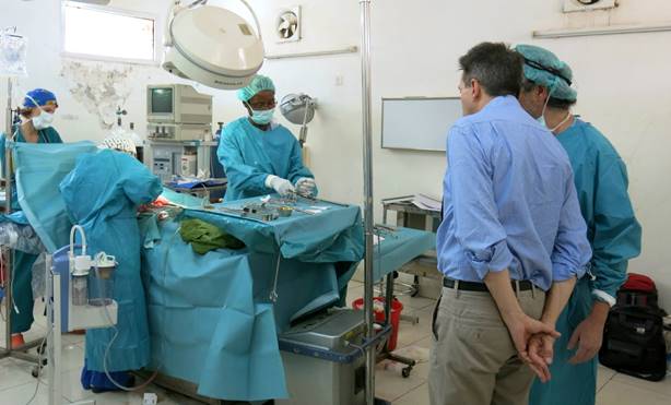 Surgical team from ICRC in South Sudan
