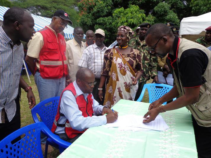 Canadian Red Cross working in Kenya